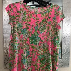 Beautiful pink and green top